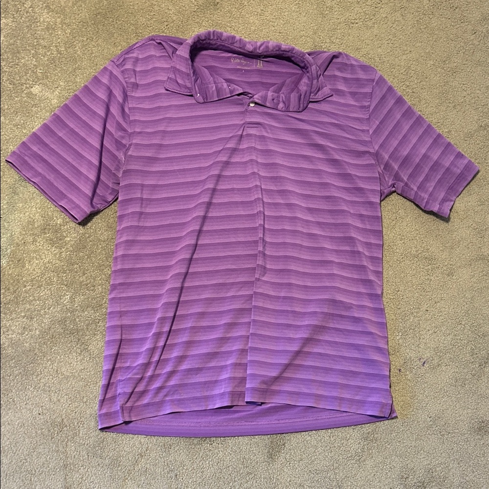 Purple Striped Women's Top